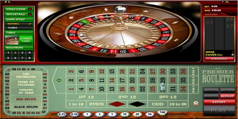 Một số hình thức đặt tiền đỉnh chóp khi chơi Roulette